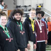 Smiles at Awards Ceremony